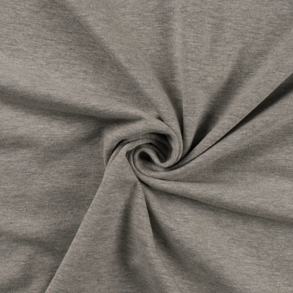 Jersey Fabric Solid Light Grey Melange Jelly Fabrics Jelly Jersey Fabric Solid Light Grey Melange Jelly Fabrics Jelly
