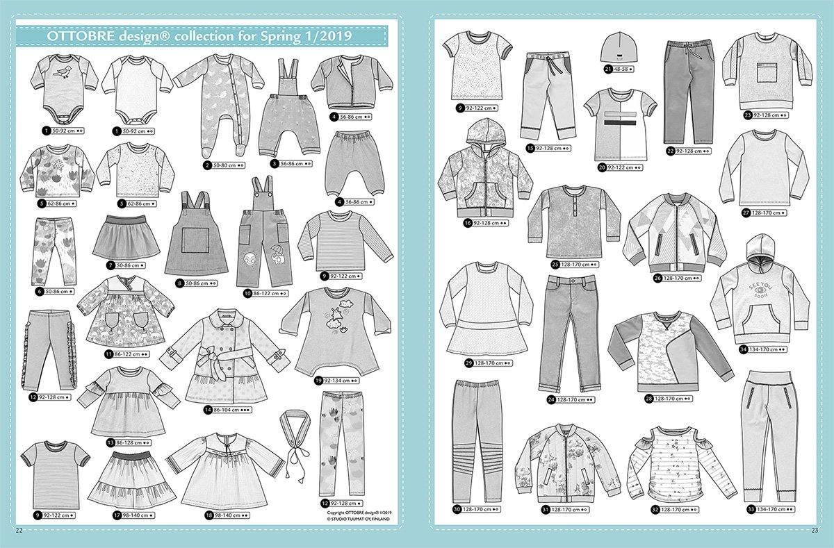 Ottobre Design Magazine - Kids Spring 2019 (English)-Accessories-Jelly Fabrics