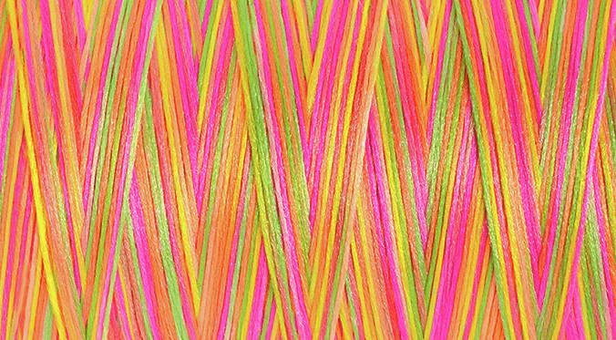 Gutermann Overlock Yarn - Bulky-Lock 80 : 1000 M Pink-Yellow-Green (9878)-Thread-Jelly Fabrics