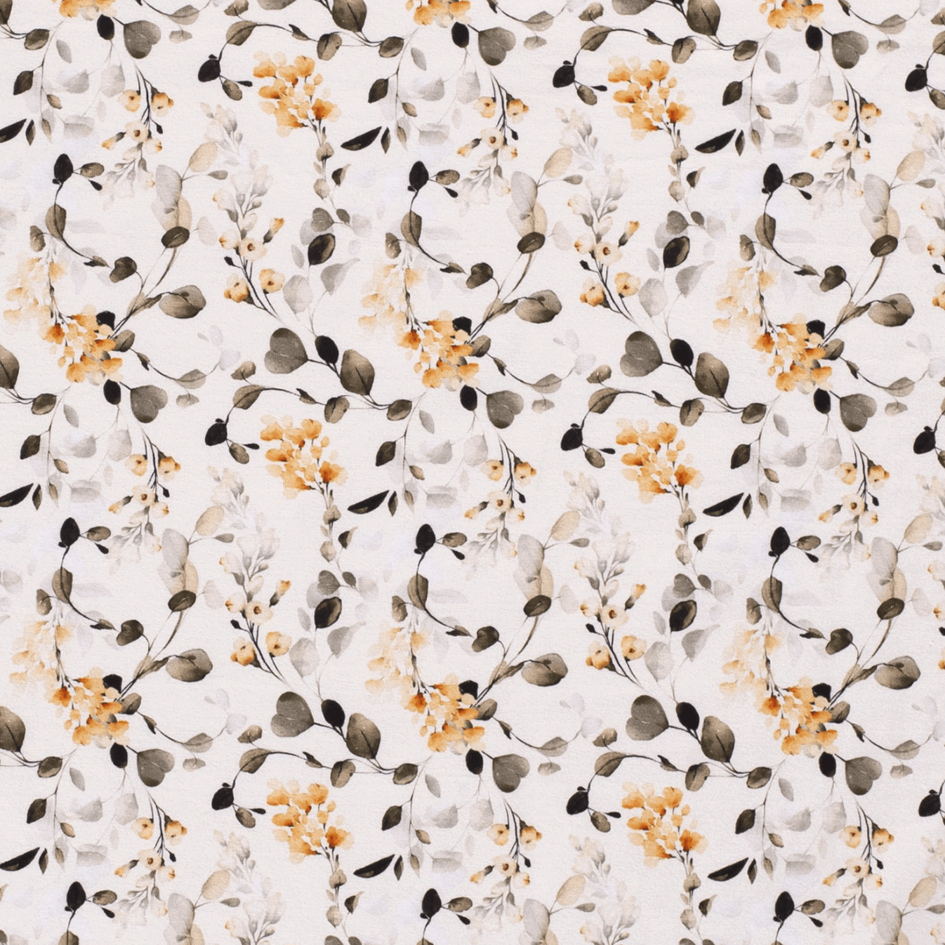 Organic Cotton Jersey - Pastel Flowers-Organic Jersey-Jelly Fabrics