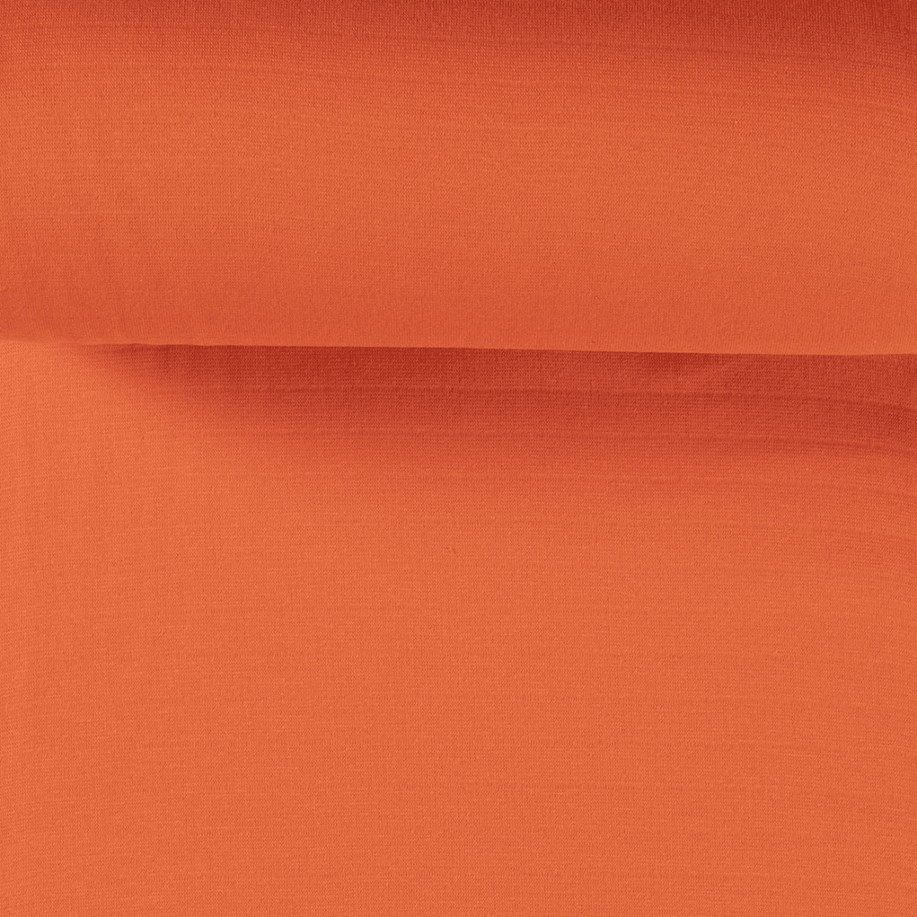Rib Knit - Orange tubular ribbing-Rib Knit-Jelly Fabrics