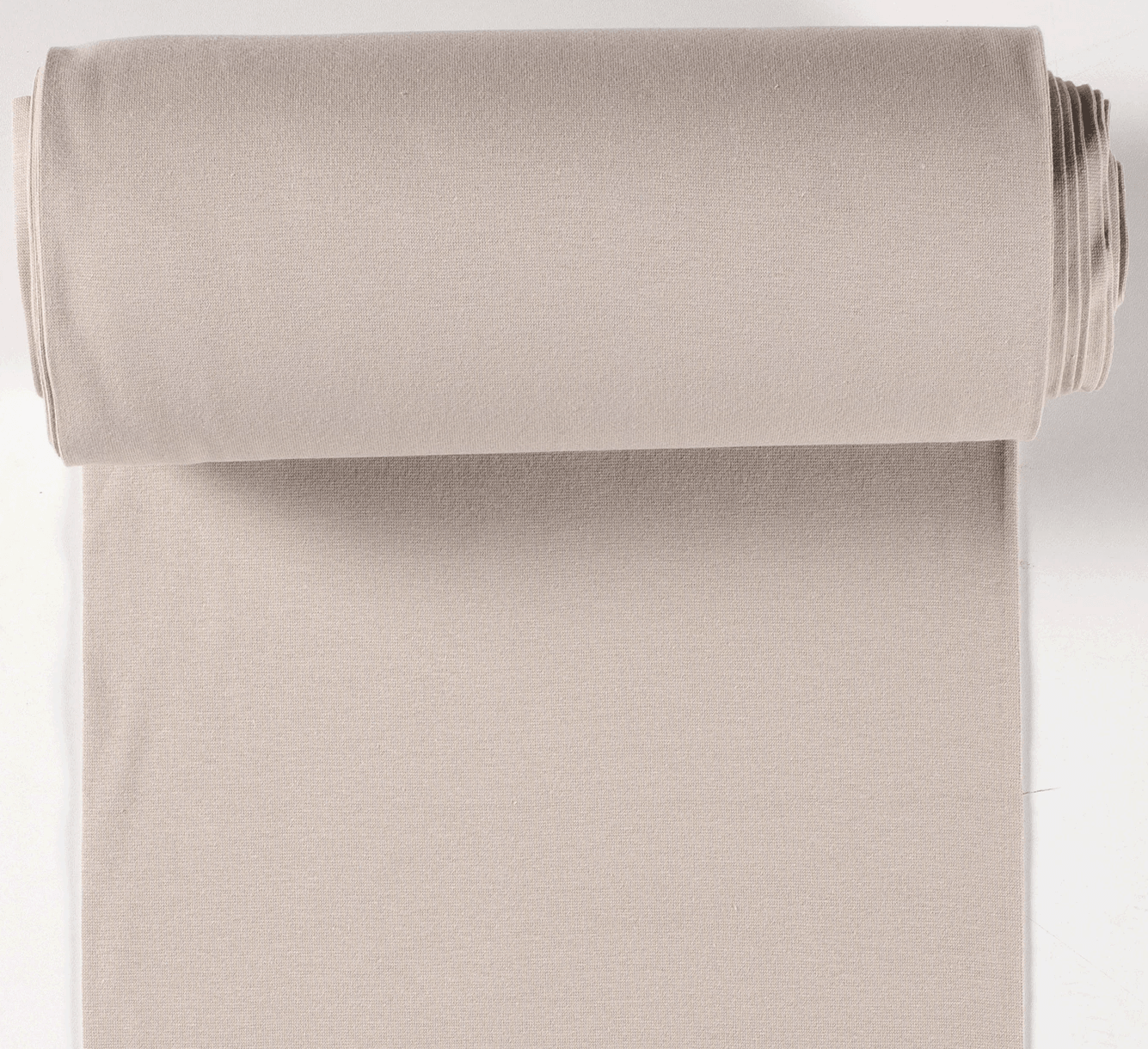 Rib Knit - Sand tubular ribbing-Rib Knit-Jelly Fabrics
