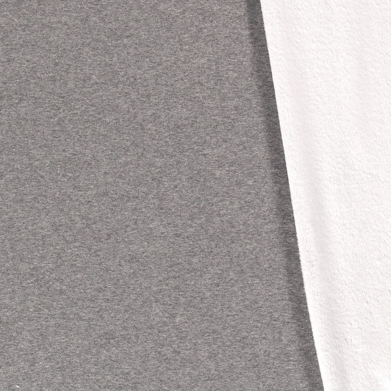 Alpine Fleece - Solid Dark Grey Melange-Alpine Fleece-Jelly Fabrics