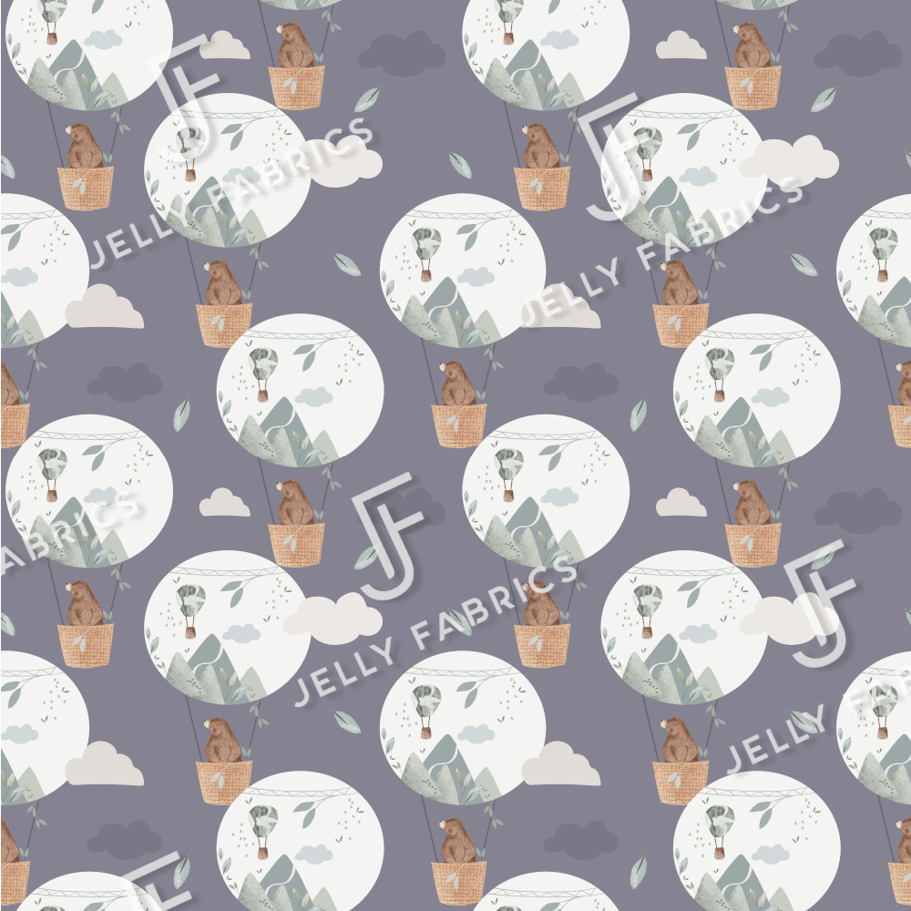 Cotton Jersey - BOWD in Shell (EXCLUSIVE)-Jersey Fabric-Jelly Fabrics