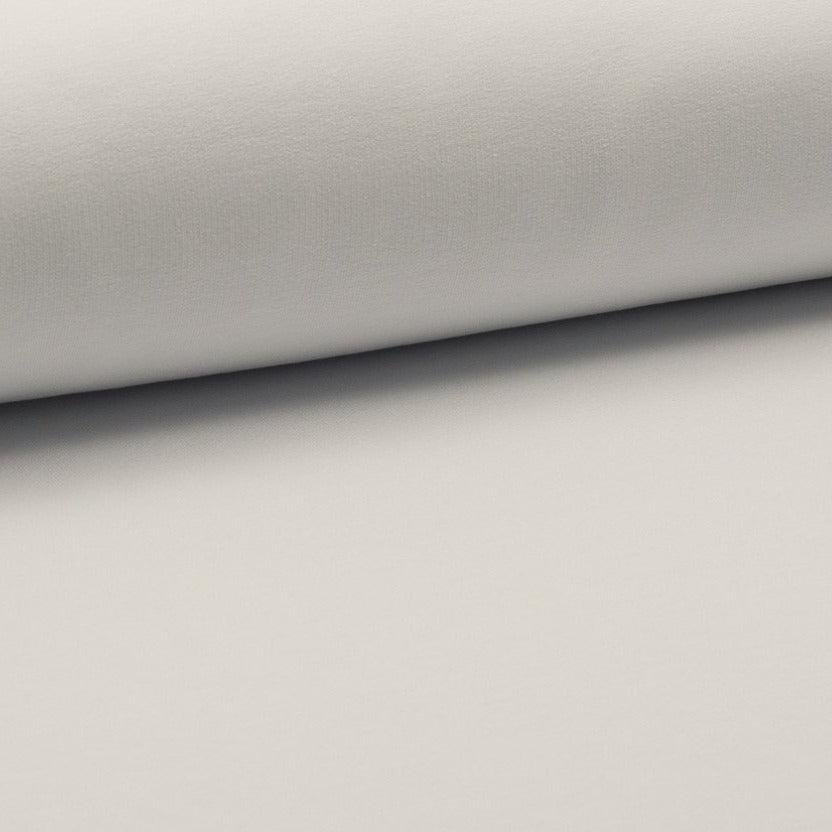 Brushed French Terry - Solid Optical White-French Terry-Jelly Fabrics