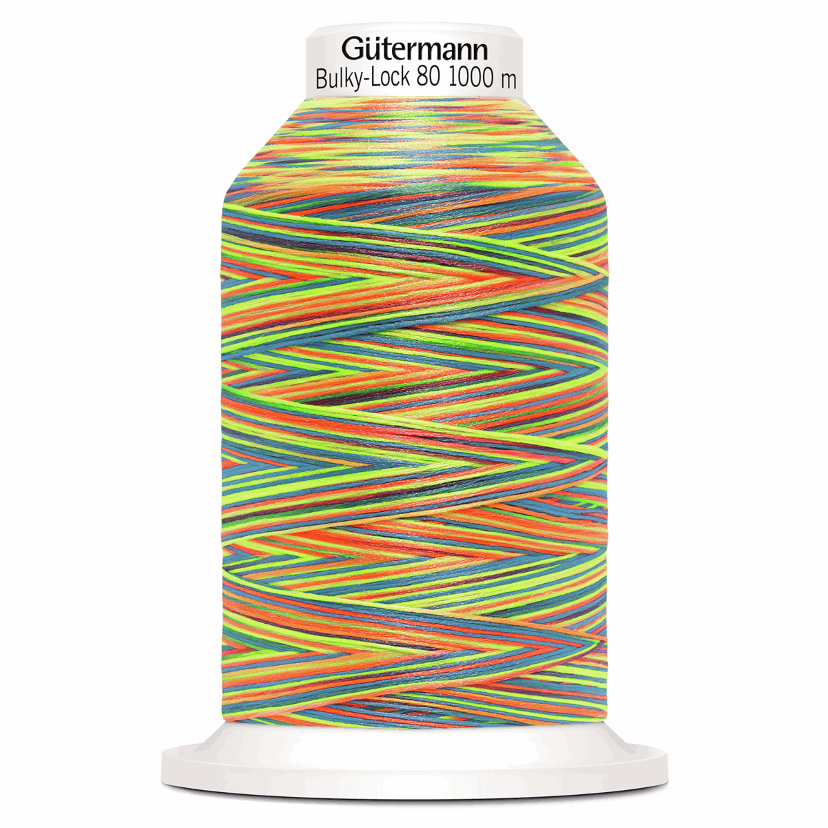Gutermann Overlock Yarn - Bulky-Lock 80 : 1000 M Rainbow Multicolour (9822)-Thread-Jelly Fabrics