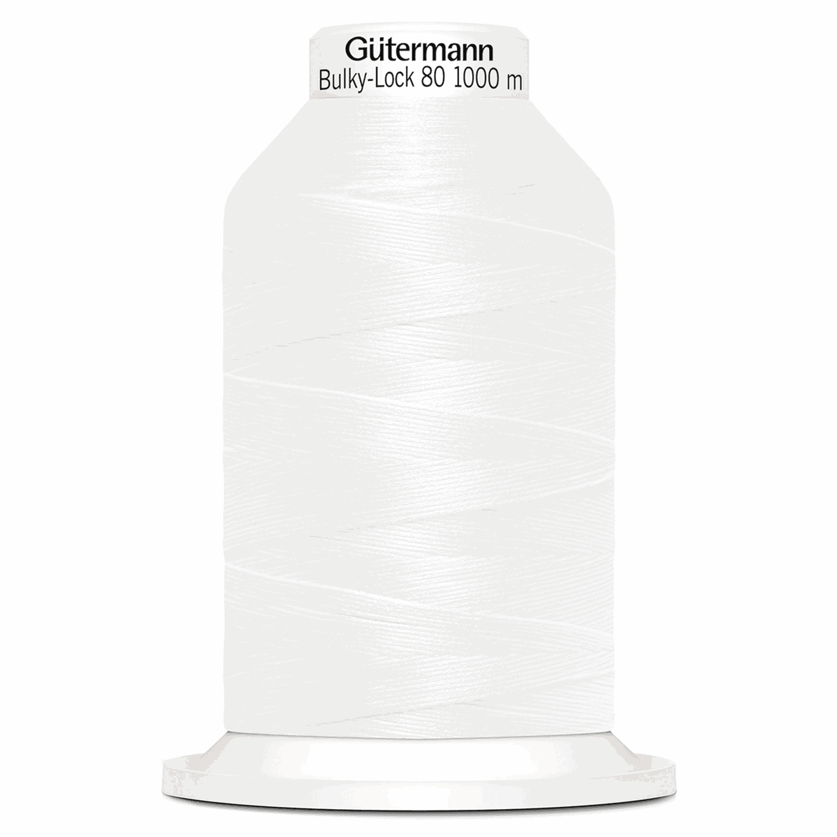 Gutermann Overlock Yarn - Bulky-Lock 80 : 1000 M Blank White (800)-Thread-Jelly Fabrics