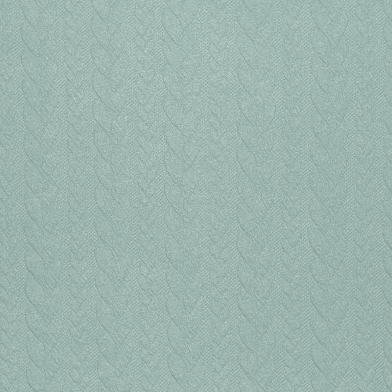 Cable Knit Jersey - Sea Green-Jacquard-Jelly Fabrics