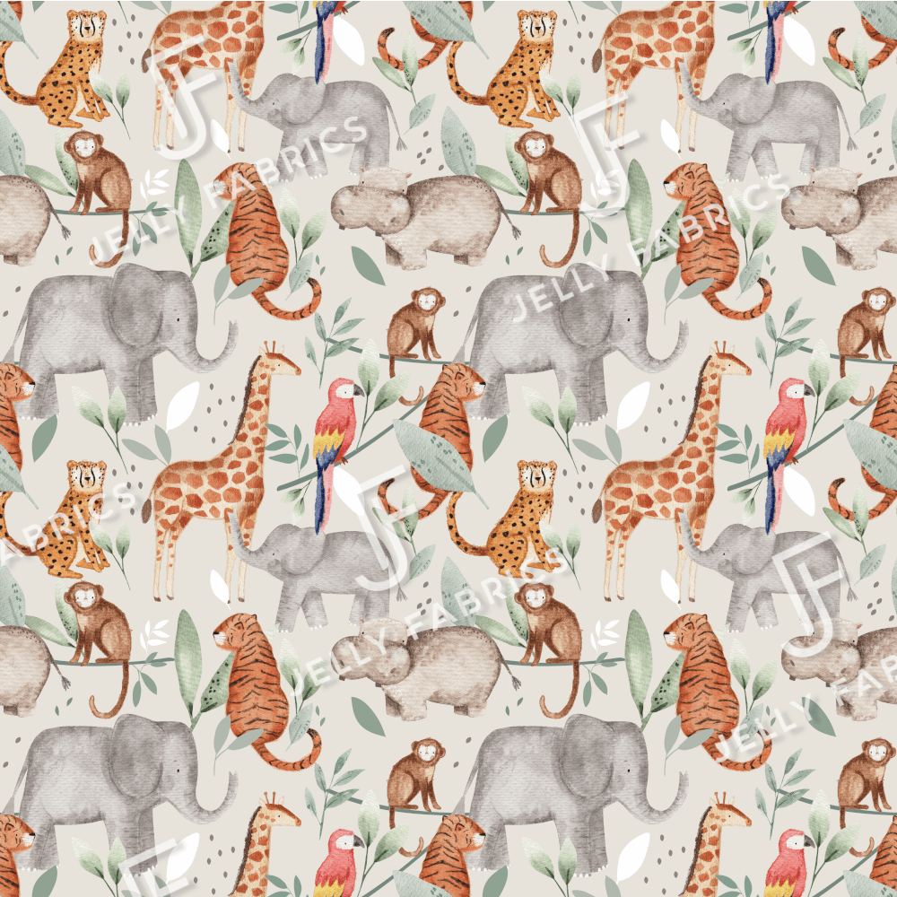 PRE-ORDER!!! - Cotton Jersey - CASSA in Ecru (due July)-Jersey Fabric-Jelly Fabrics