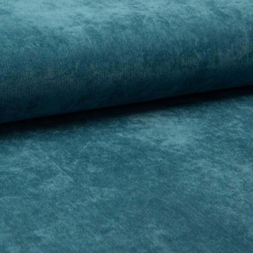 21 wale Corduroy - Solid Petrol - Jelly Fabrics Ltd