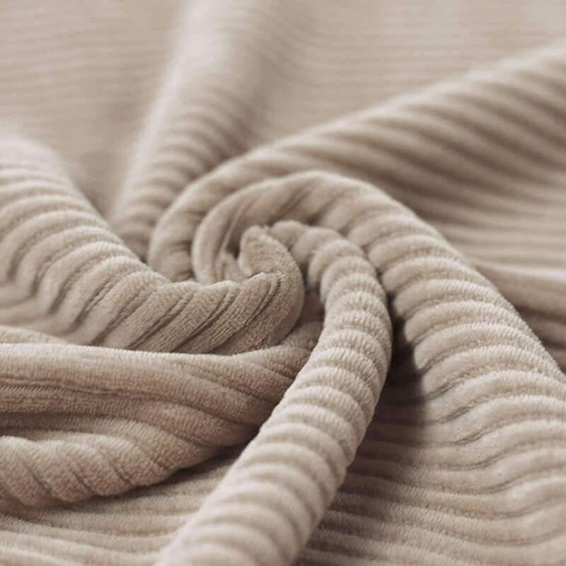 Wide Stretch Corduroy Jersey - Solid Beige-Corduroy-Jelly Fabrics