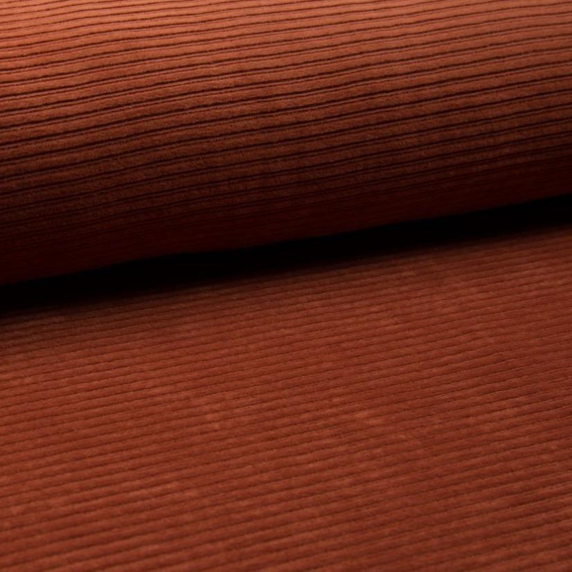 Wide Stretch Corduroy Jersey Fabric - Solid Stone-Corduroy-Jelly Fabrics
