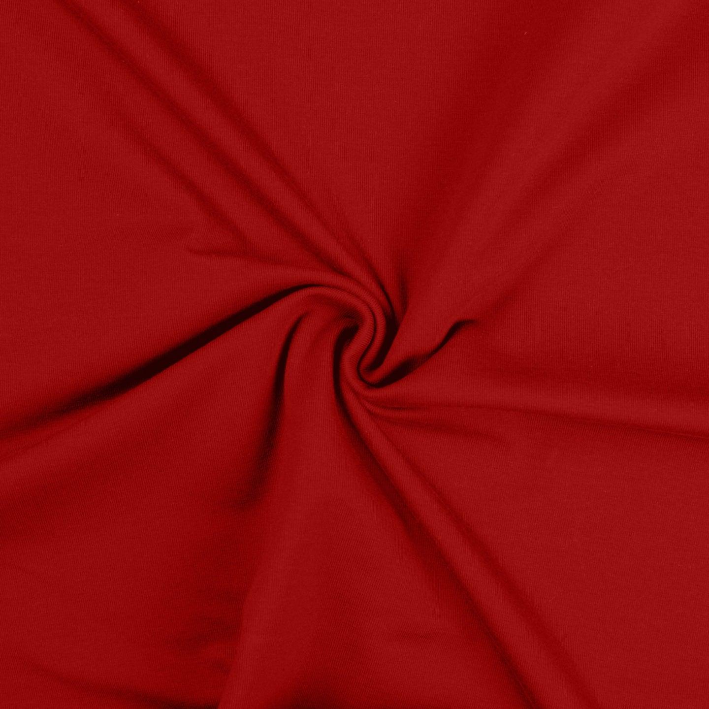 Cotton Jersey - Dark Red (NEW)-Jersey Fabric-Jelly Fabrics