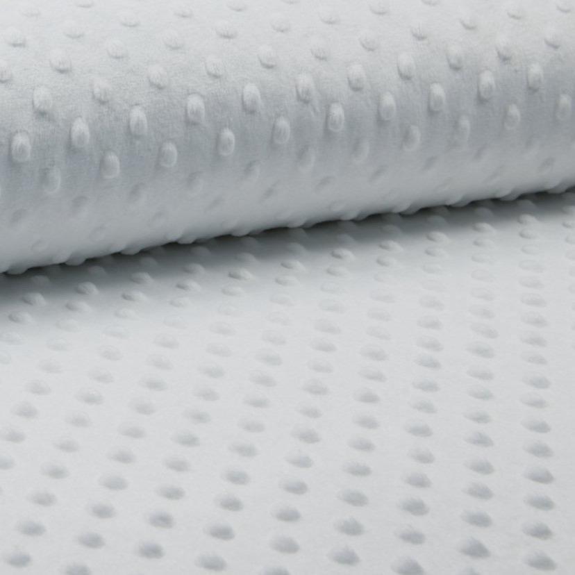 Plush Minky - Dimples White-Plush-Jelly Fabrics