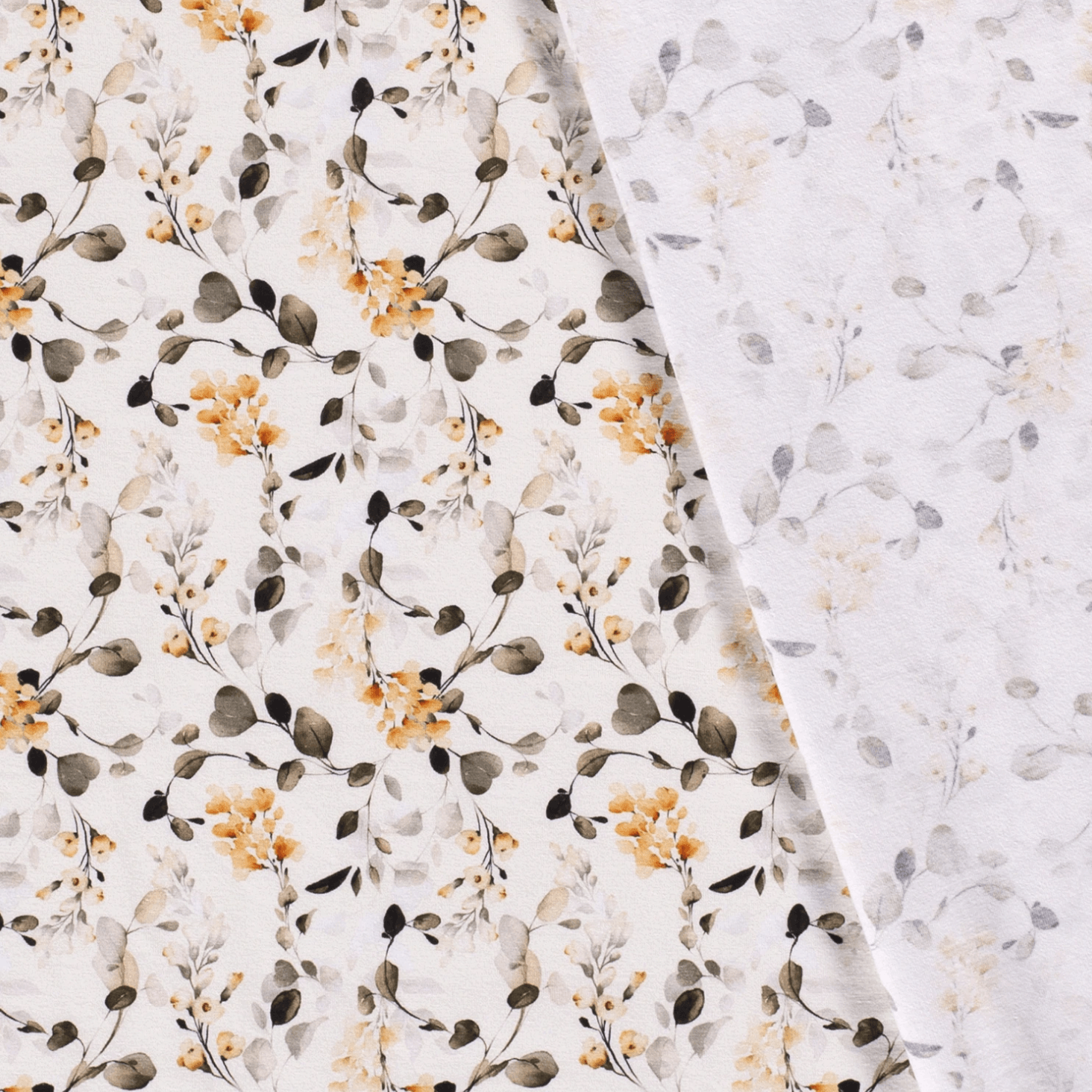 Organic Cotton Jersey - Pastel Flowers-Organic Jersey-Jelly Fabrics