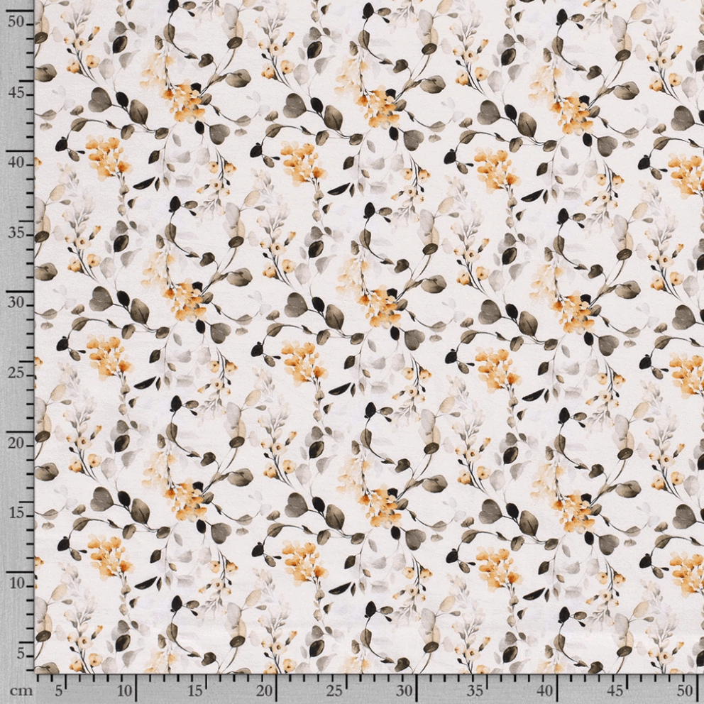 Organic Cotton Jersey - Pastel Flowers-Organic Jersey-Jelly Fabrics