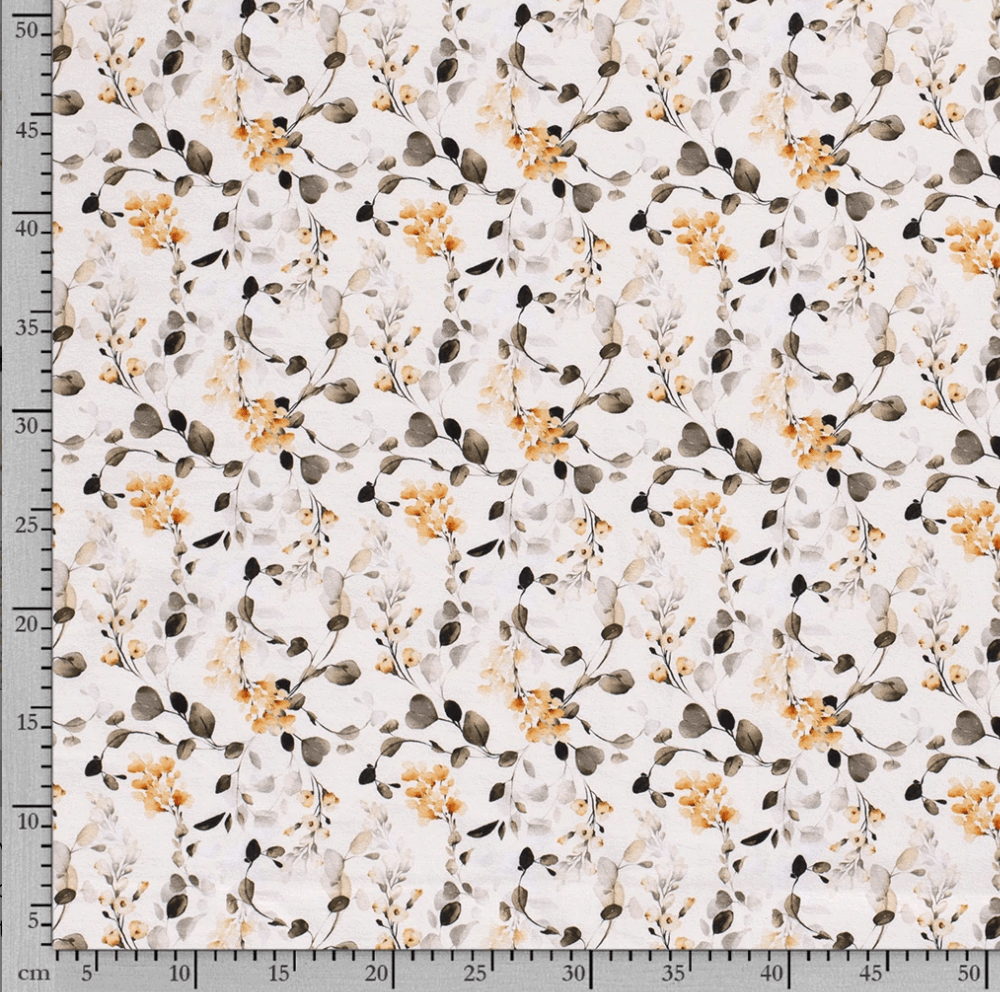 Organic Cotton Jersey - Pastel Flowers-Organic Jersey-Jelly Fabrics