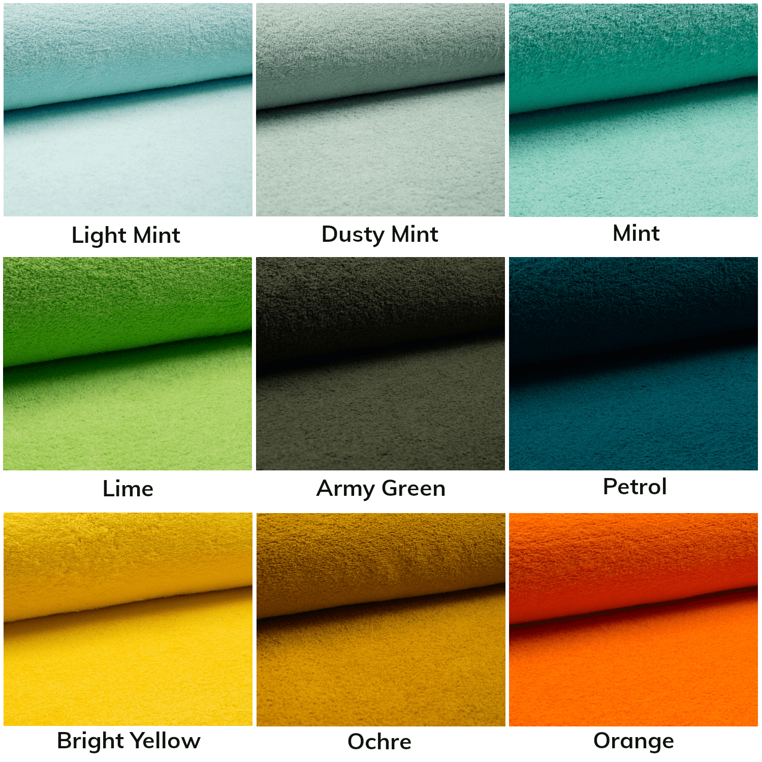 Bolt Pre-Order - Terry TOWELLING-Bolt-Jelly Fabrics