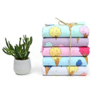 Organic Cotton Jersey Fabric - Gelato Ice Cream in Grey-Organic Jersey-Jelly Fabrics