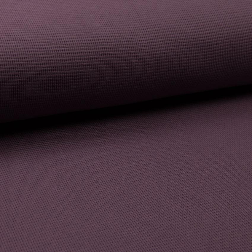 Waffle Knit - Mauve-Jersey Fabric-Jelly Fabrics