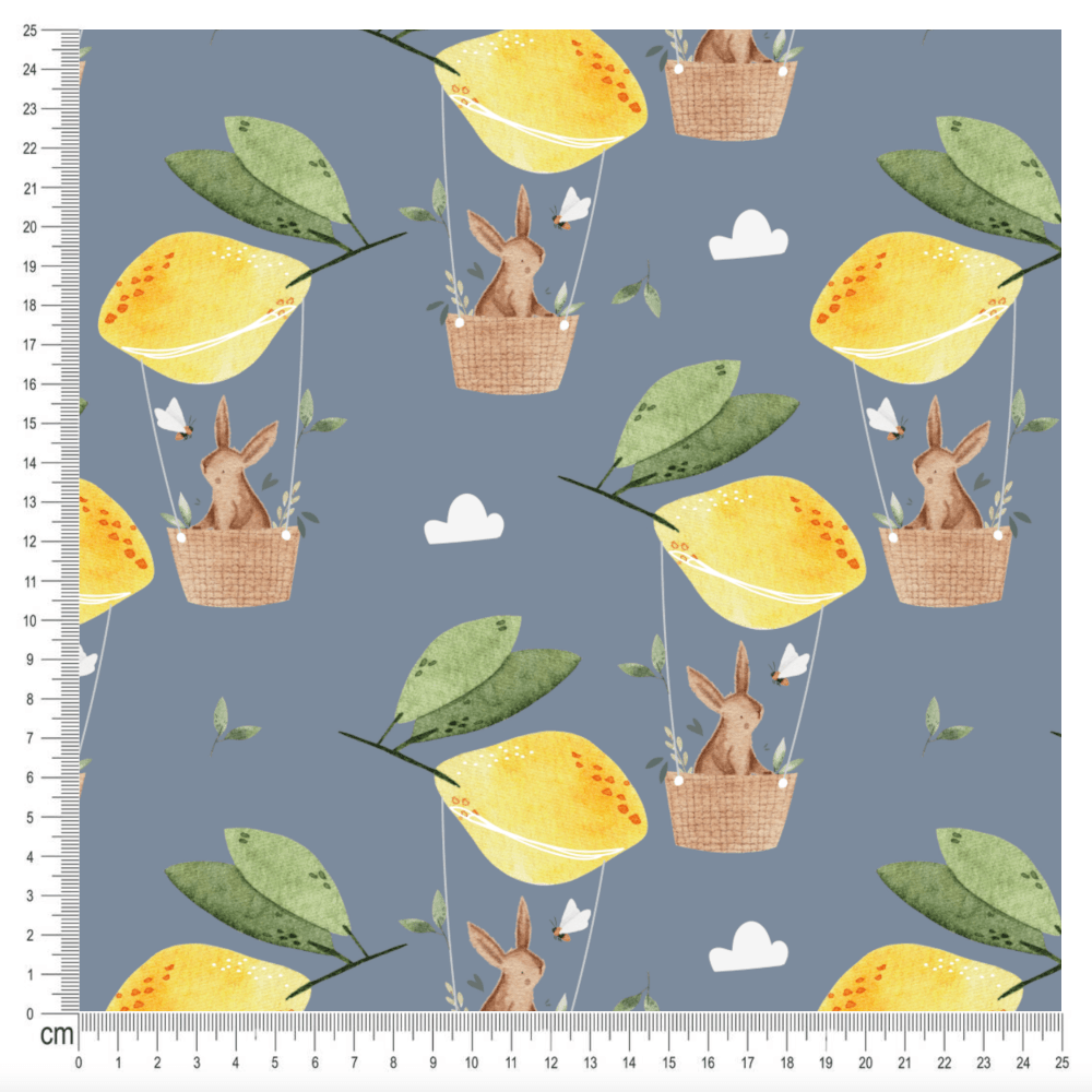 Cotton Jersey - MONA in Cobolt (EXCLUSIVE)-Jersey Fabric-Jelly Fabrics