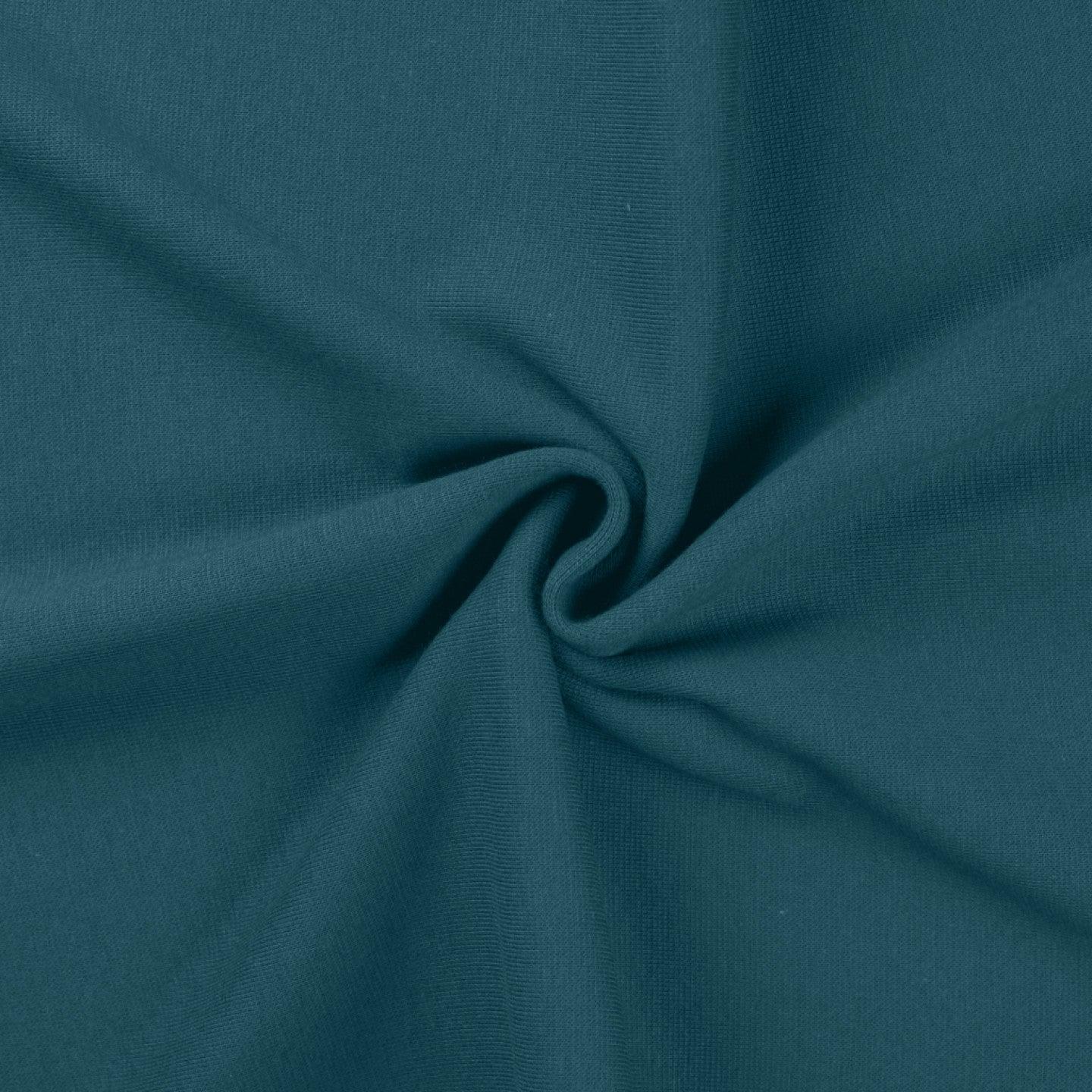 Tubular Ribbing - Petrol (NEW)-Rib Knit-Jelly Fabrics