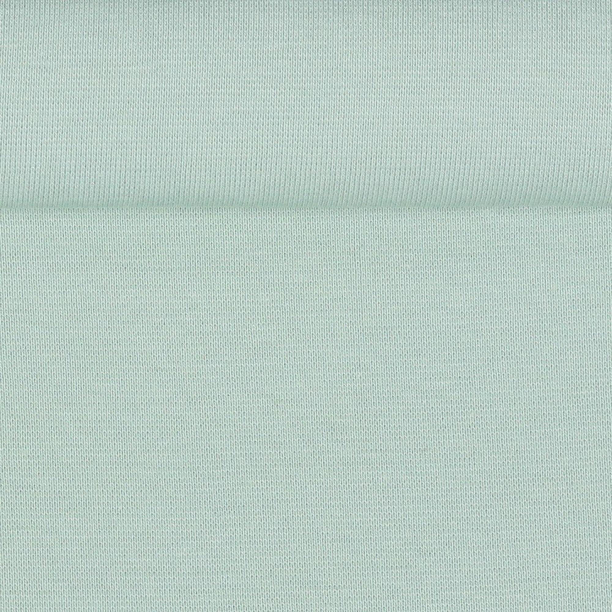 Organic Tubular Ribbing - Light Dusty Mint-Organic Rib Knit-Jelly Fabrics