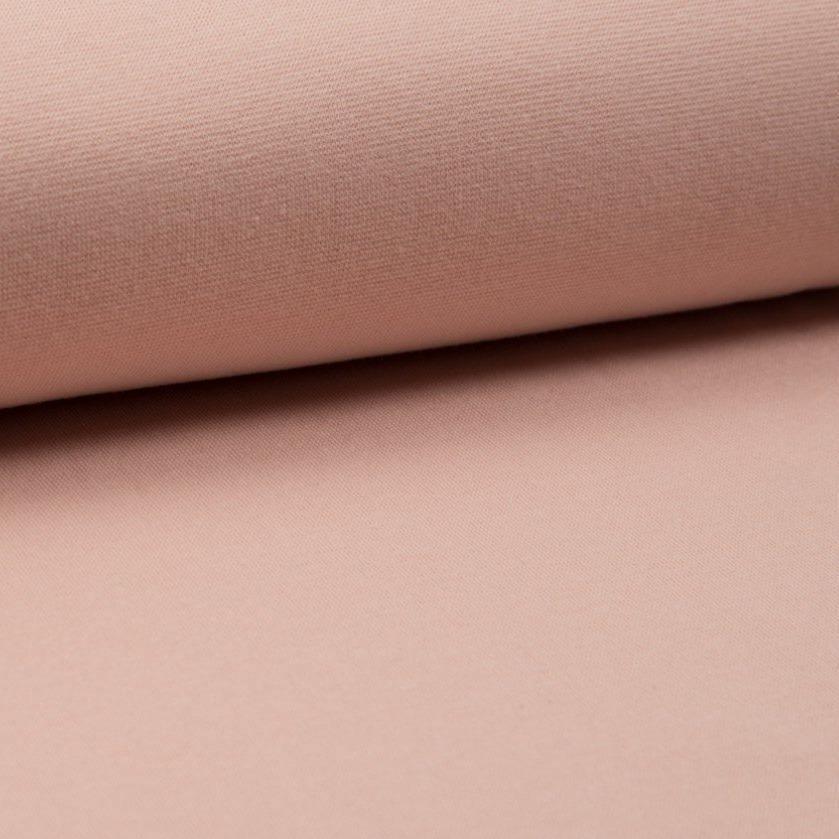 Organic Tubular Rib Knit - Dusty Rose-Organic Rib Knit-Jelly Fabrics