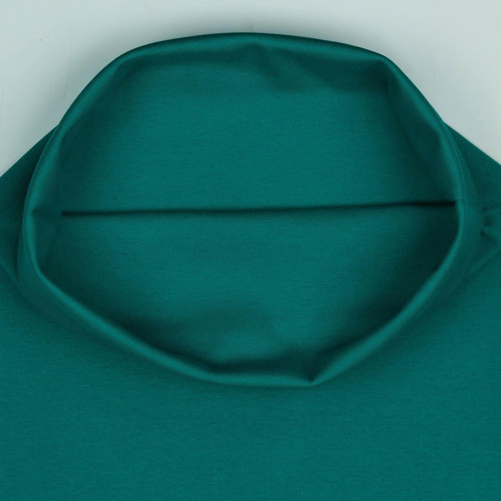 Organic Tubular Ribbing- Petrol-Organic Rib Knit-Jelly Fabrics