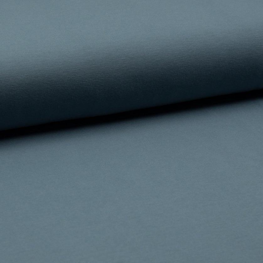 Organic Cotton Jersey - Dusty Blue-Organic Jersey-Jelly Fabrics