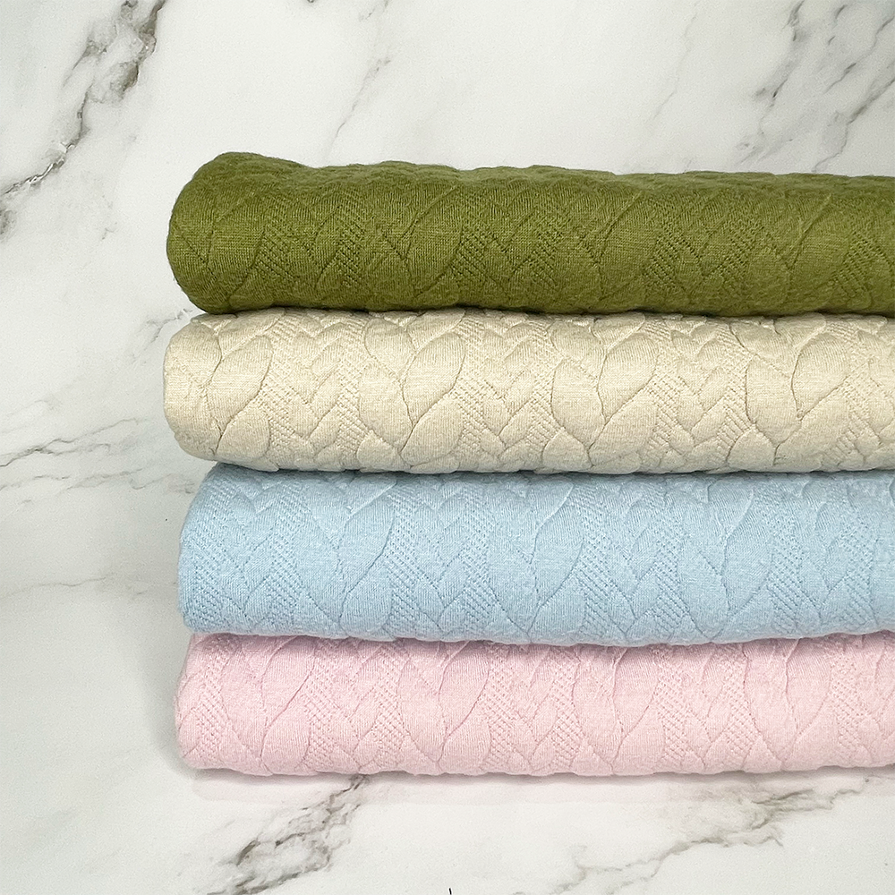 Cable Knit Jersey-Jelly Fabrics