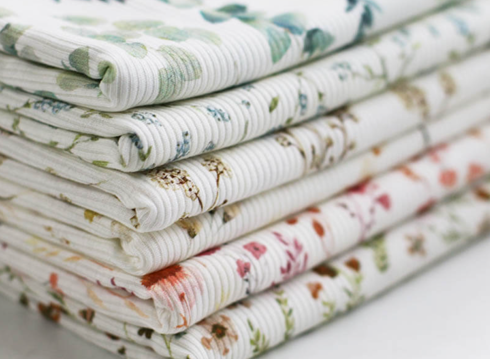 Fine Ribbed Jersey - Printed