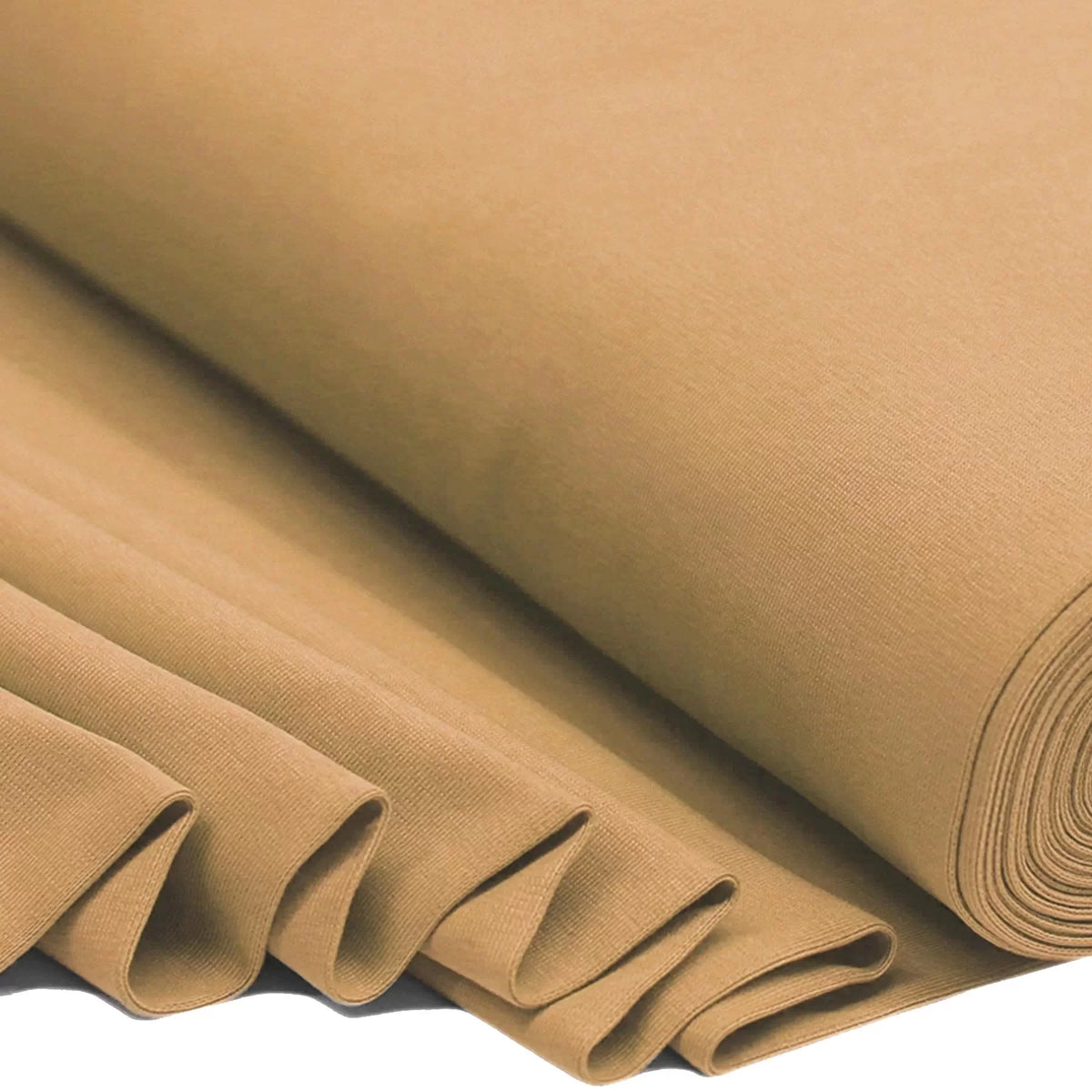 Tubular Ribbing Fabric - Camel | Jelly Fabrics – Jelly Fabrics Ltd