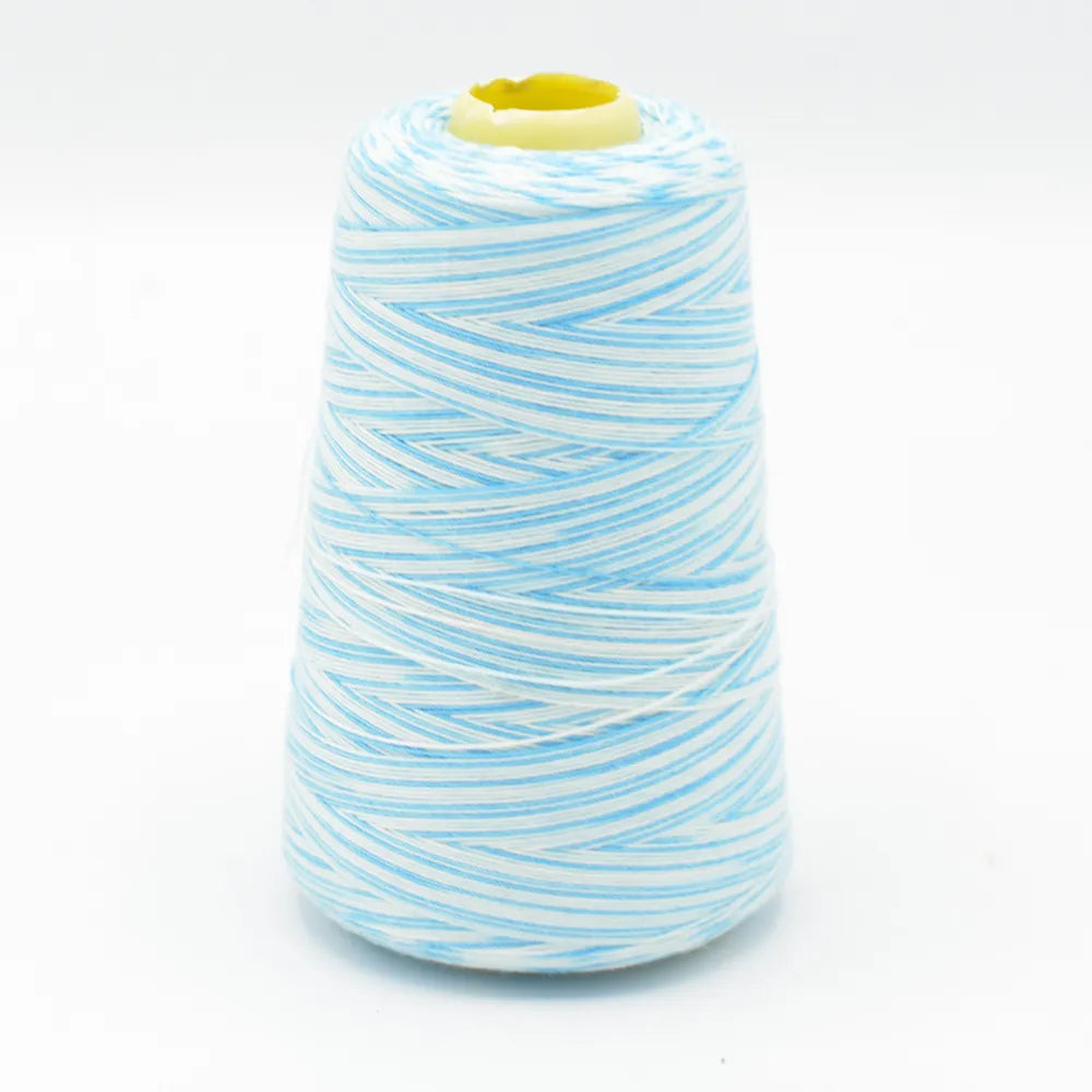 Overlock Thread - 3000 Yards White-Blue (NEW) – Jelly Fabrics Ltd