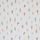 Pastel ice cream cone print fabric