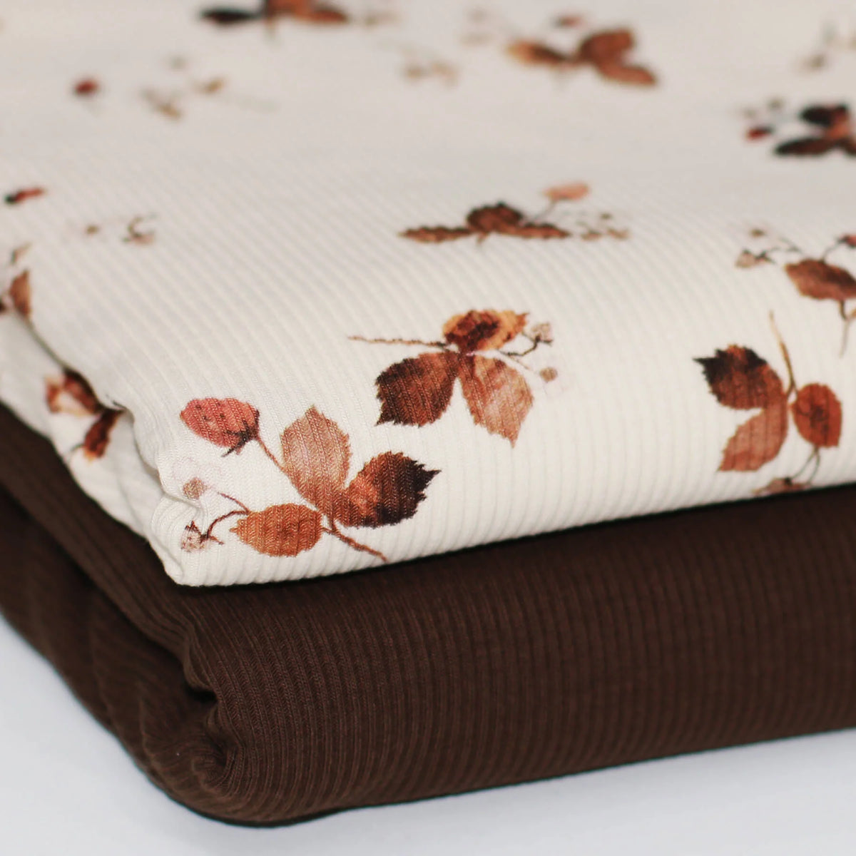 Fine Ribbed Jersey Fabric - Strawberries in Beige | Jelly Fabrics ...