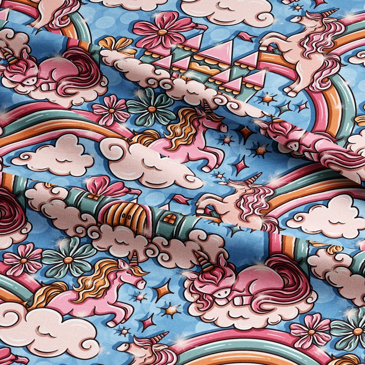 PRE ORDER Cotton Jersey Unicorn Dreamland