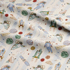 Space crew astronaut pattern on fabric for arts and crafts