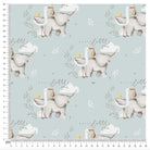 Cotton Jersey - HELLO in Chalk-Jersey Fabric-Jelly Fabrics