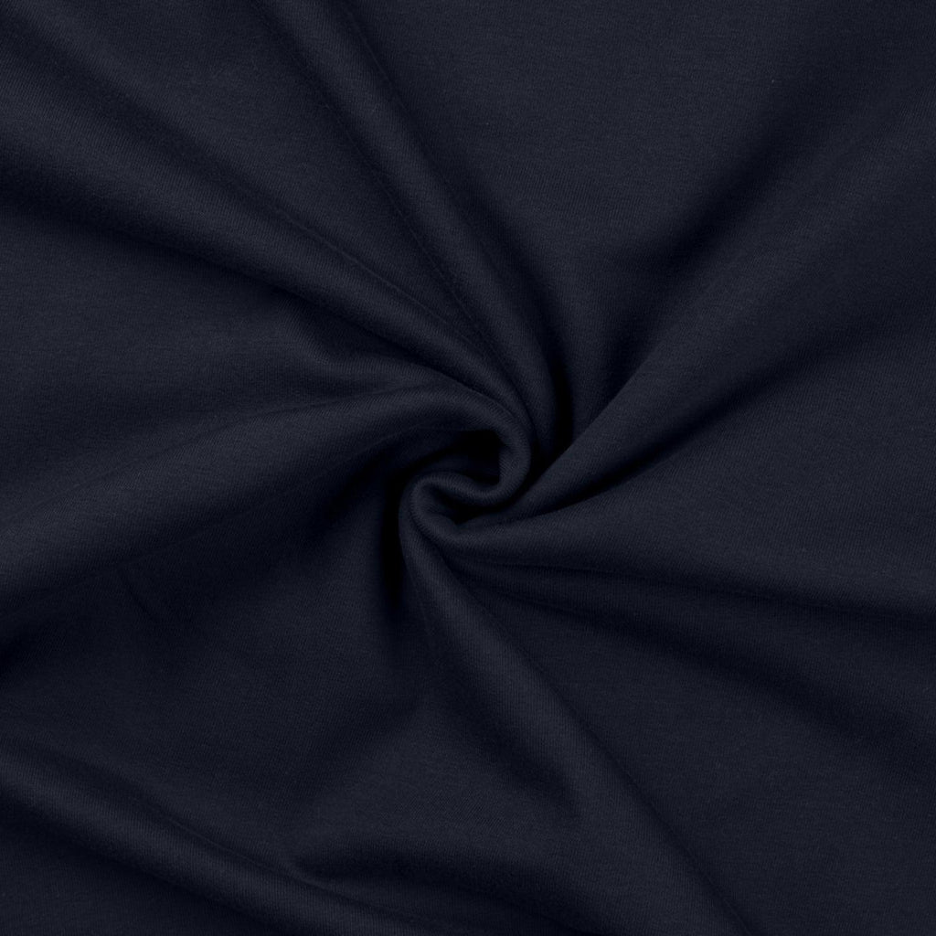 French Terry Loop Back - Dark Navy (NEW)-French Terry-Jelly Fabrics