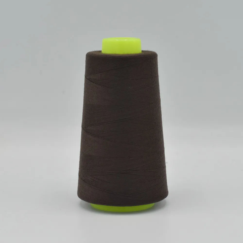 Overlock Thread - 3000 Yards Dark Brown – Jelly Fabrics Ltd