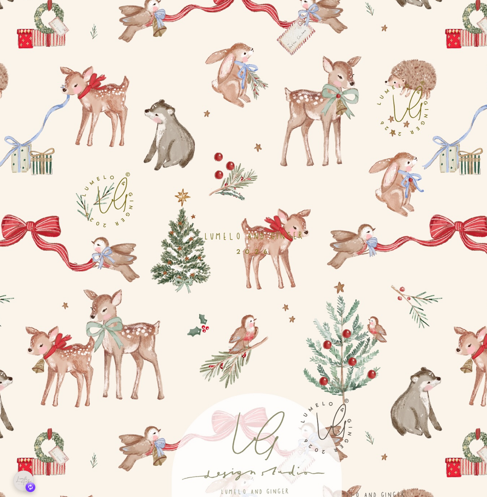 PRE-ORDER!!!  - Cotton Jersey - Winter Woods