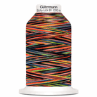 Gutermann Overlock Yarn - Bulky-Lock 80 : 1000 M Black Multicolour (9842)-Thread-Jelly Fabrics
