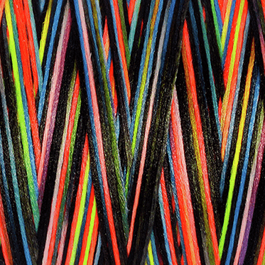Gutermann Overlock Yarn - Bulky-Lock 80 : 1000 M Black Multicolour (9842)-Thread-Jelly Fabrics