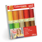 Gutermann Sew-All Thread Set - Assorted (10x 100M)-DIY Kit-Jelly Fabrics