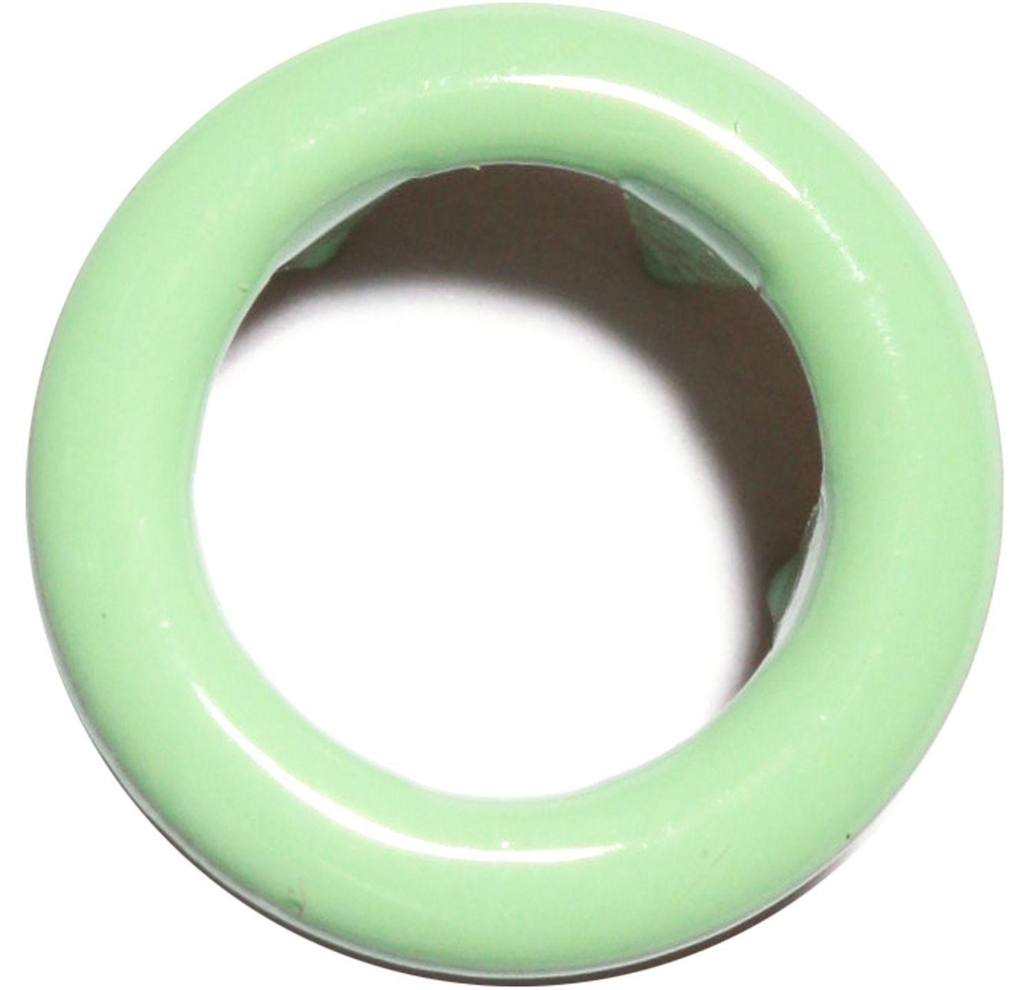 Snap buttons - 9mm Non-sew metal snap fasteners - Mint (20 pcs)-Accessories-Jelly Fabrics