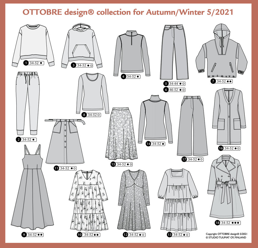 Ottobre Design Magazine - Woman Autumn/Winter 2021 (English)-Accessories-Jelly Fabrics
