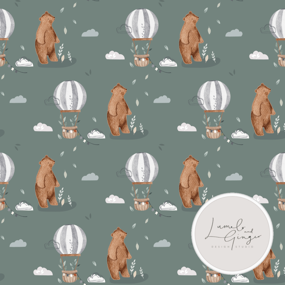 Organic Cotton Jersey - BERNIE in Melling (EXCLUSIVE)-Jersey Fabric-Jelly Fabrics