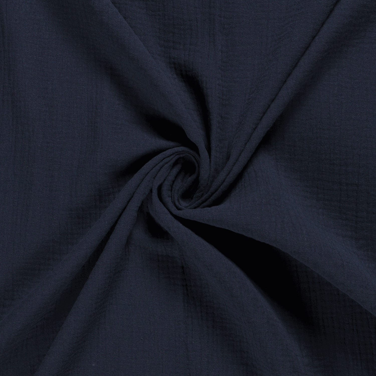 Double Gauze - Dark Navy-Muslin Fabric-Jelly Fabrics