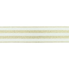 Elastic - Gold Stripes on White elastic 40mm-Elastic-Jelly Fabrics
